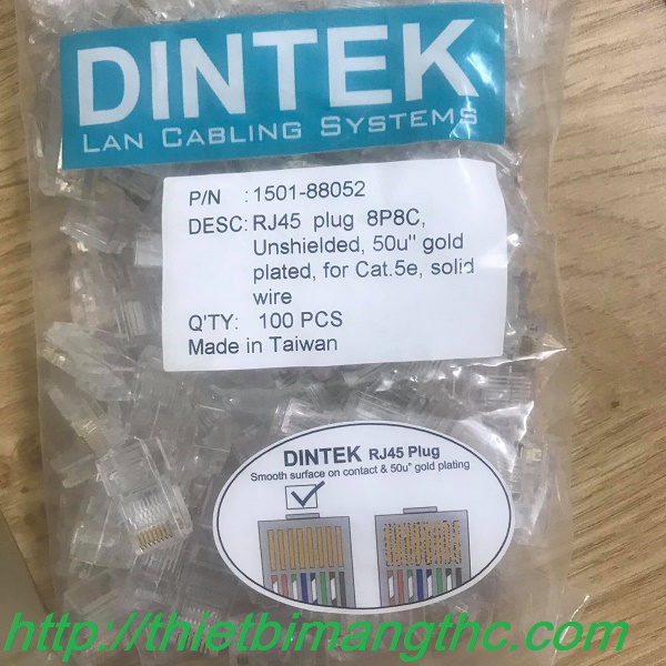 Đầu bấm mạng Dintek Cao cấp